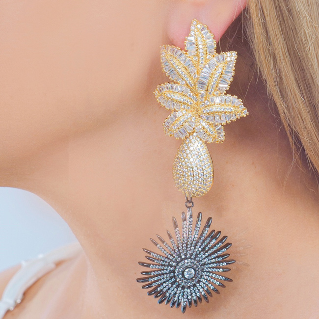 Ananas earrings Sahar BMD