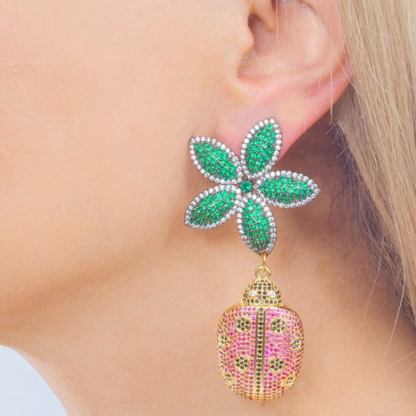 Happy Ladybug earrings