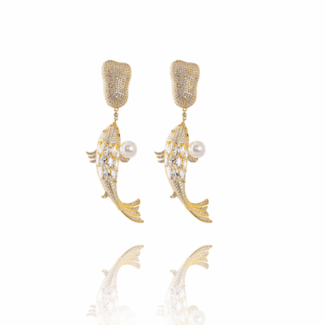 Pearl in Ocean earrings Sahar BMD