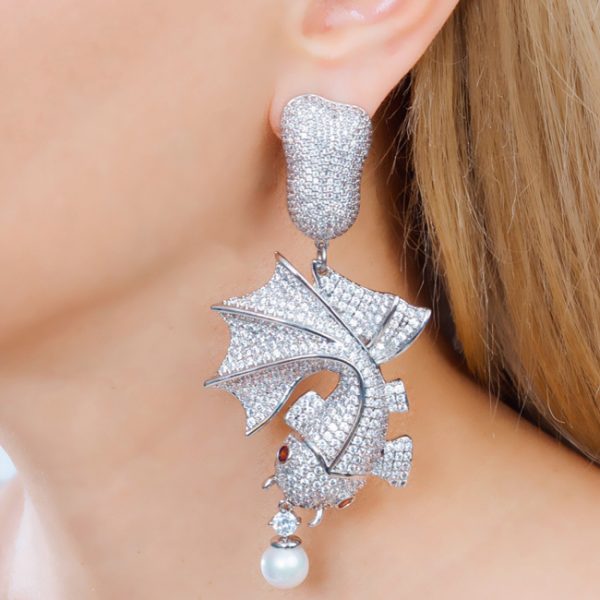 Queen Fish earrings