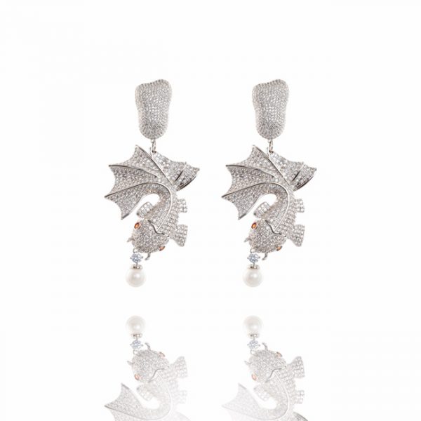 Queen Fish earrings Sahar BMD