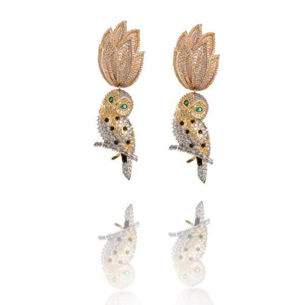 Night bird earrings Sahar BMD