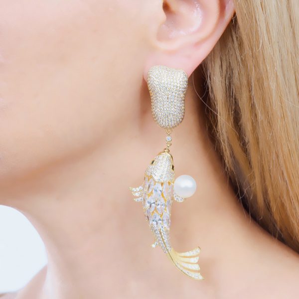 Pearl in Ocean earrings Sahar BMD